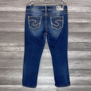 Silver Suki Capri Jeans